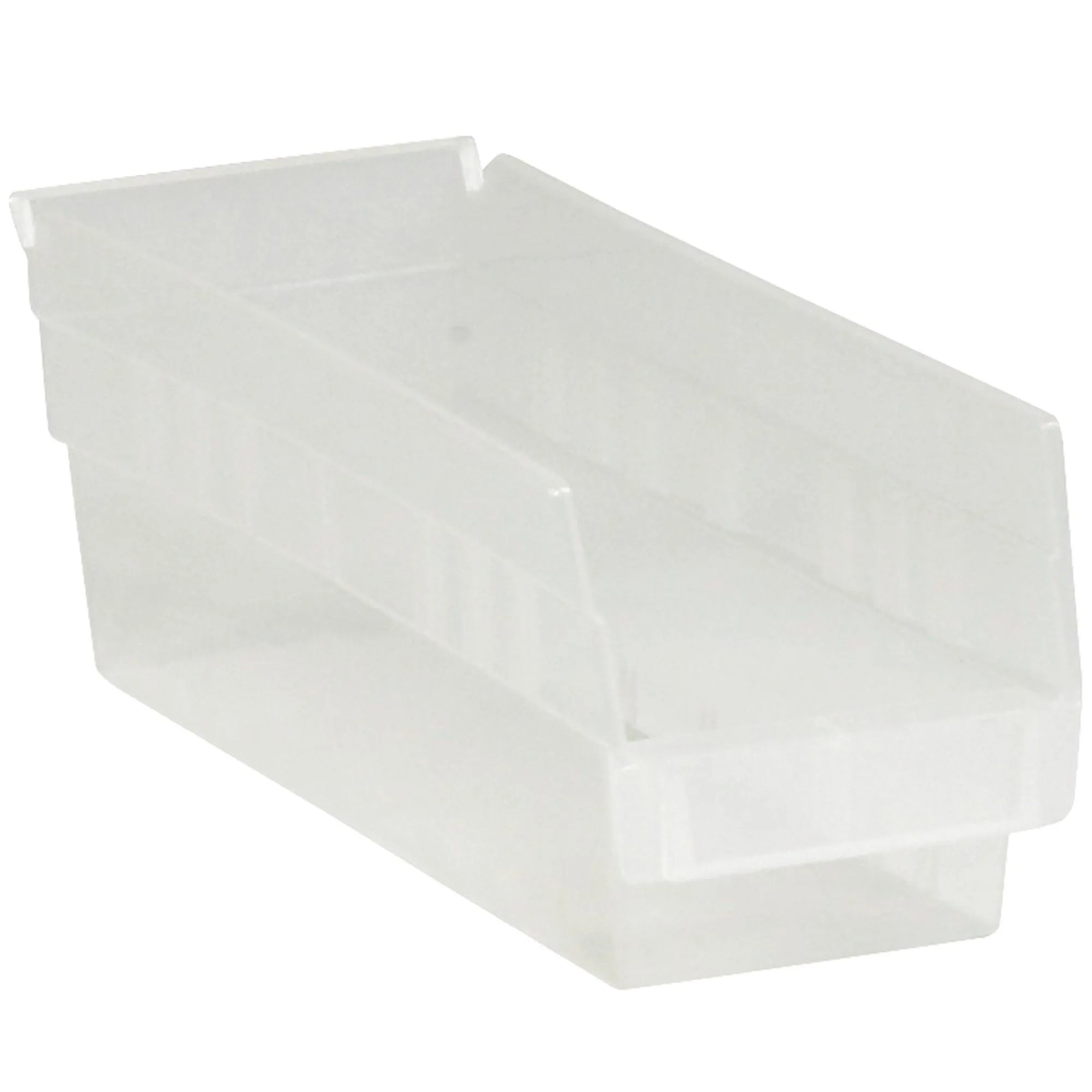 11 5/8 x 4 1/8 x 4" Clear Plastic Shelf Bin Boxes