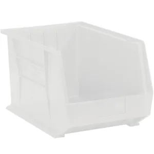 18 x 11 x 10" Clear Plastic Stack & Hang Bin Boxes