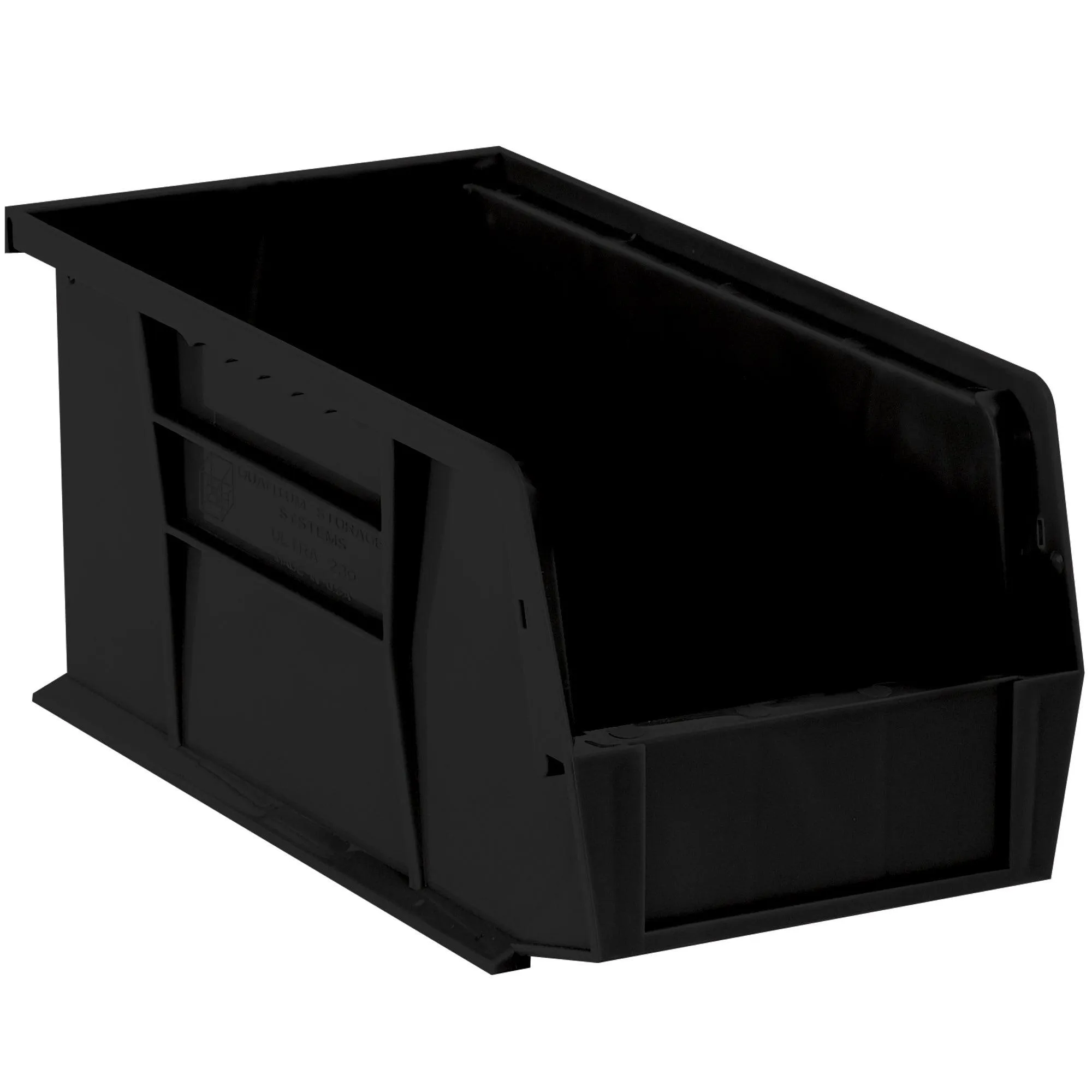 18 x 8 1/4 x 9" Black Stack & Hang Bin Boxes