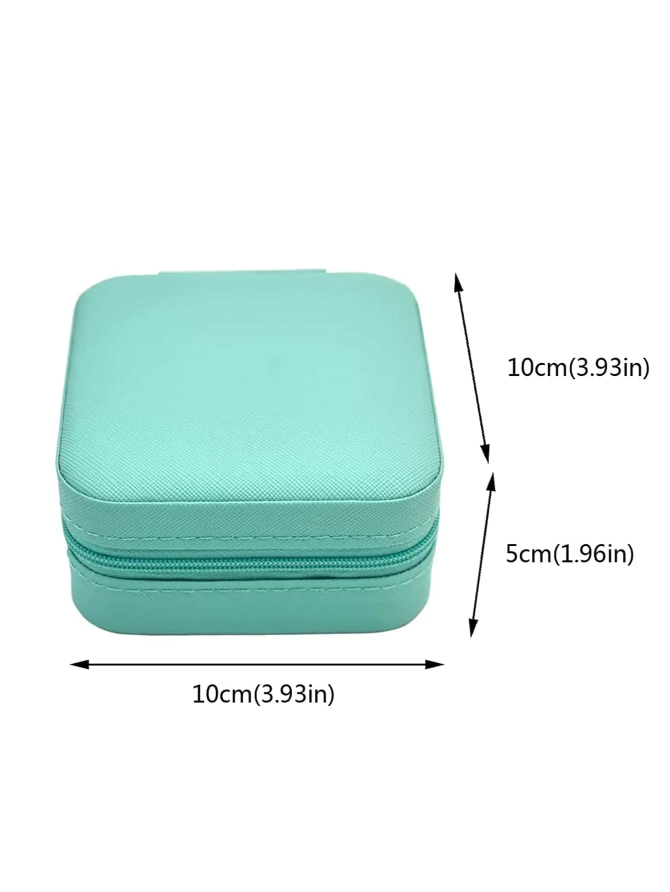 1pc Portable Travel Earrings Storage Box,Mini Ring Storage Case,Necklace Storage Box