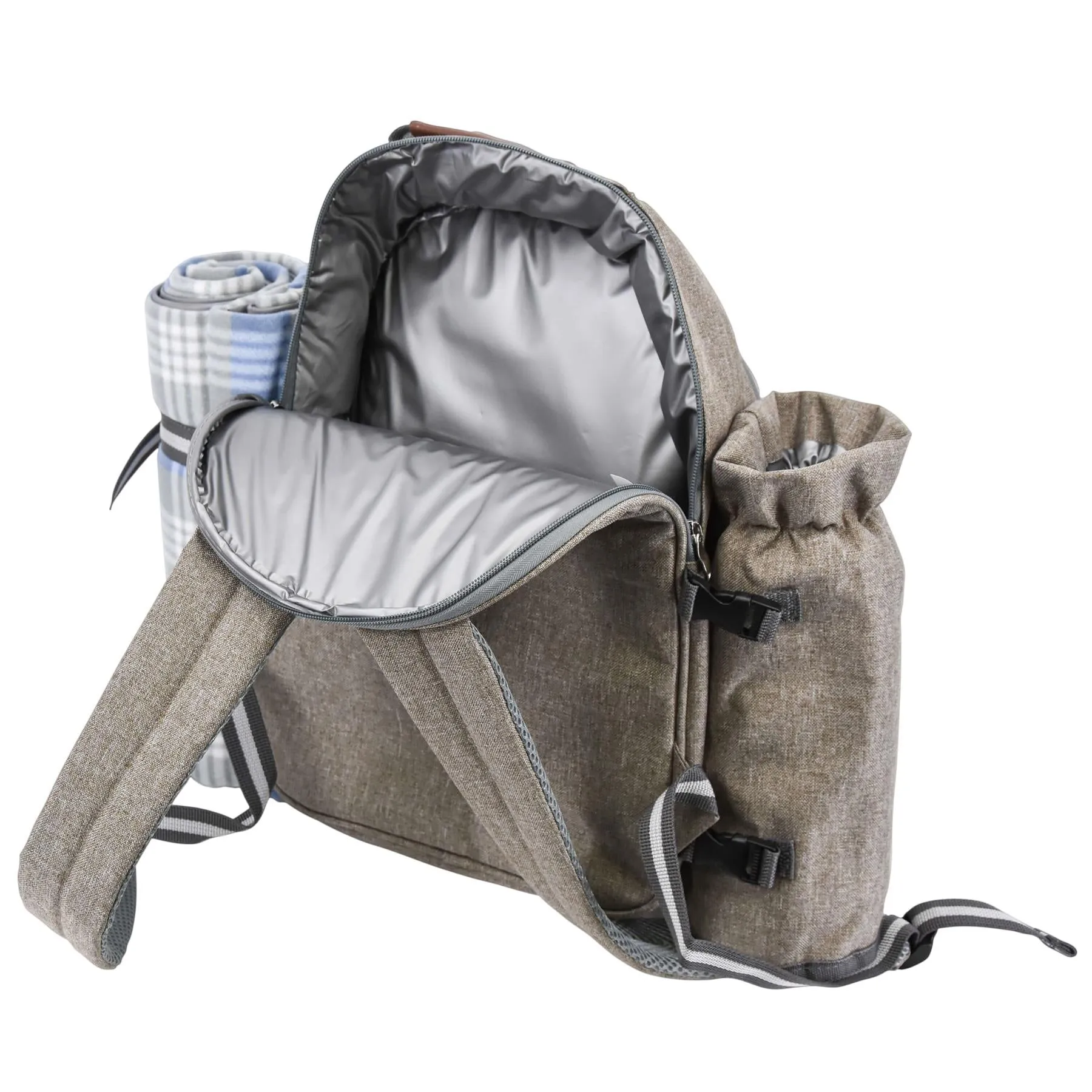 2 Person Picnic Cooler Backpack with Blanket