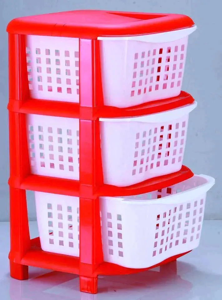 3 layer Plastic Vegetable & Fruit Rack