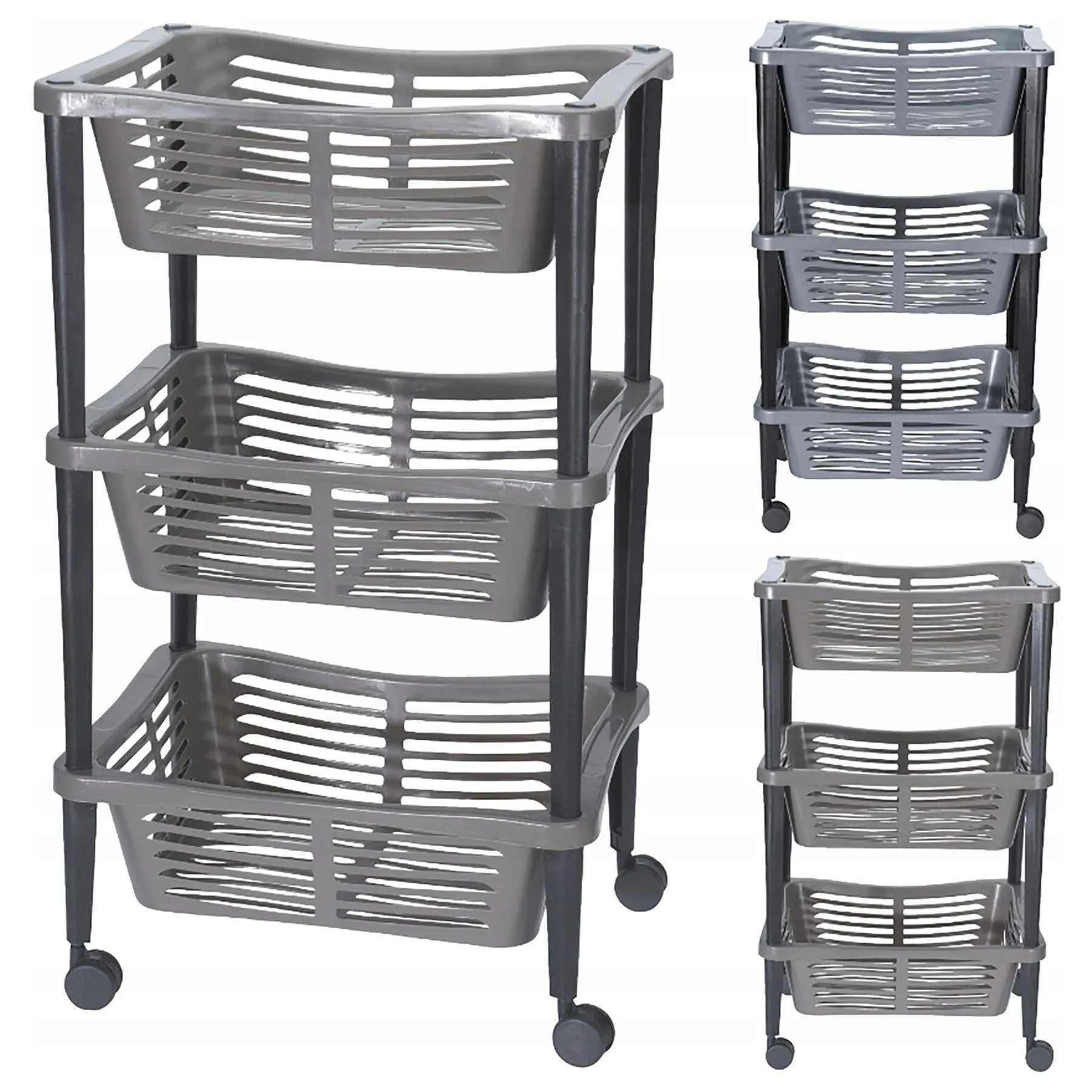 3 Tier Wheel Mounted Trolley