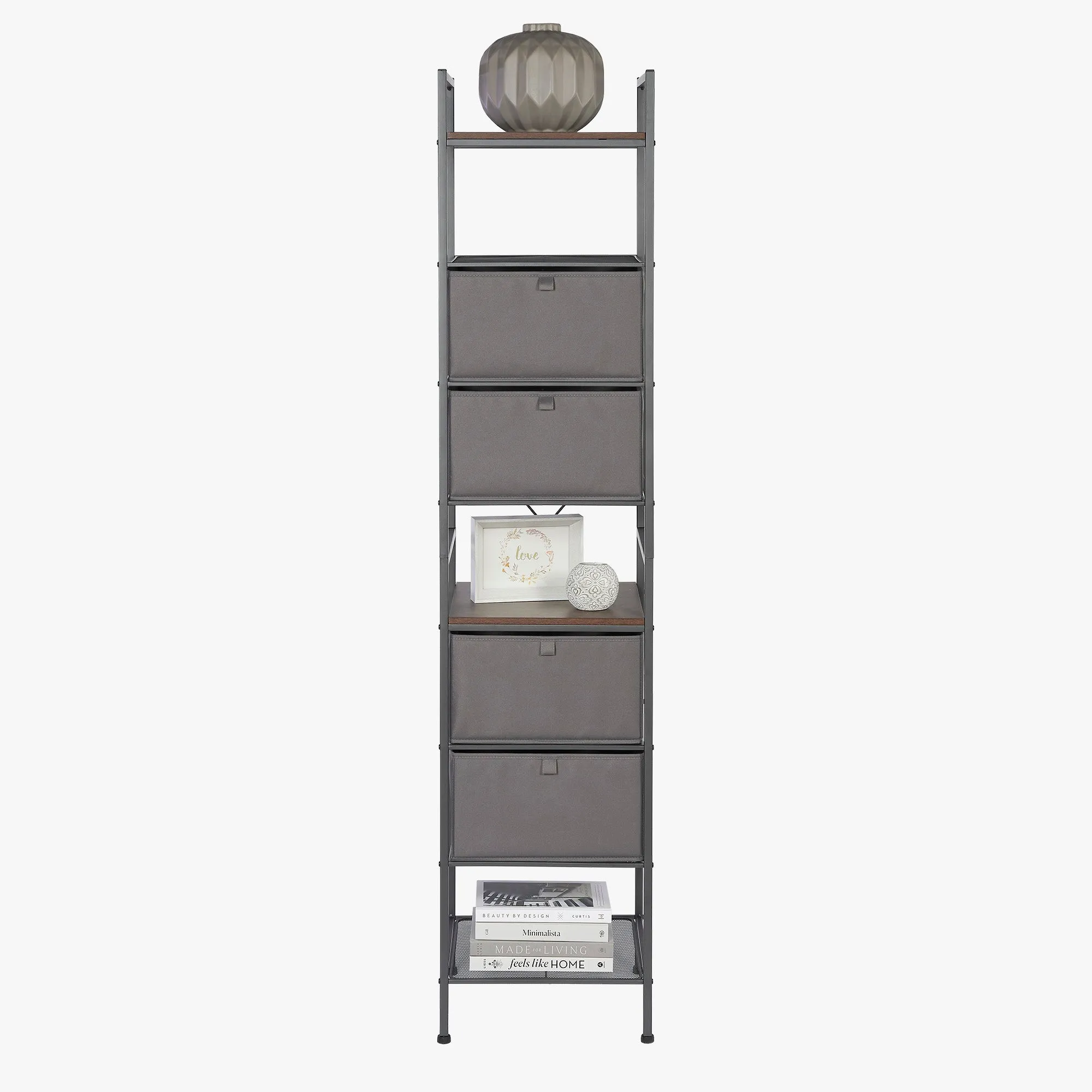 4-Tier Stackable Closet Tower with Drawers