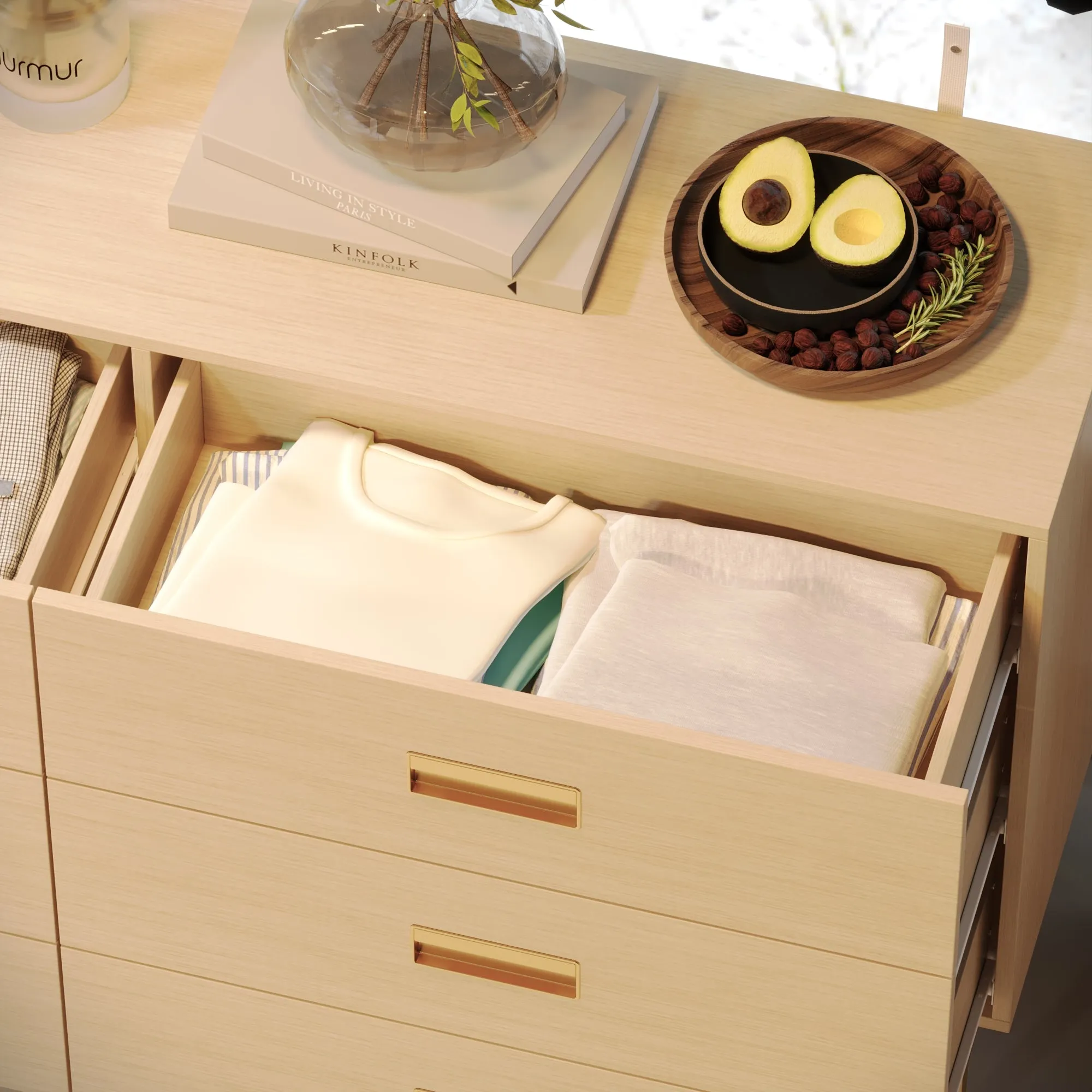 6-Drawer Dresser With Modern Design