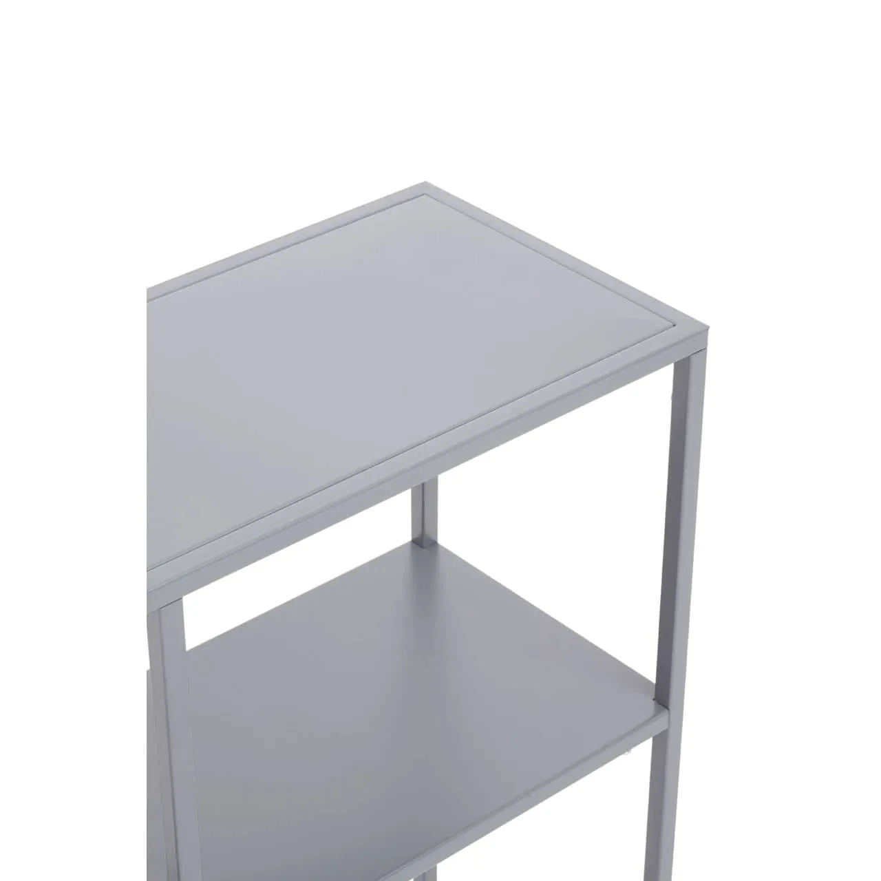 Acero Grey Metal Multi Shelf Unit