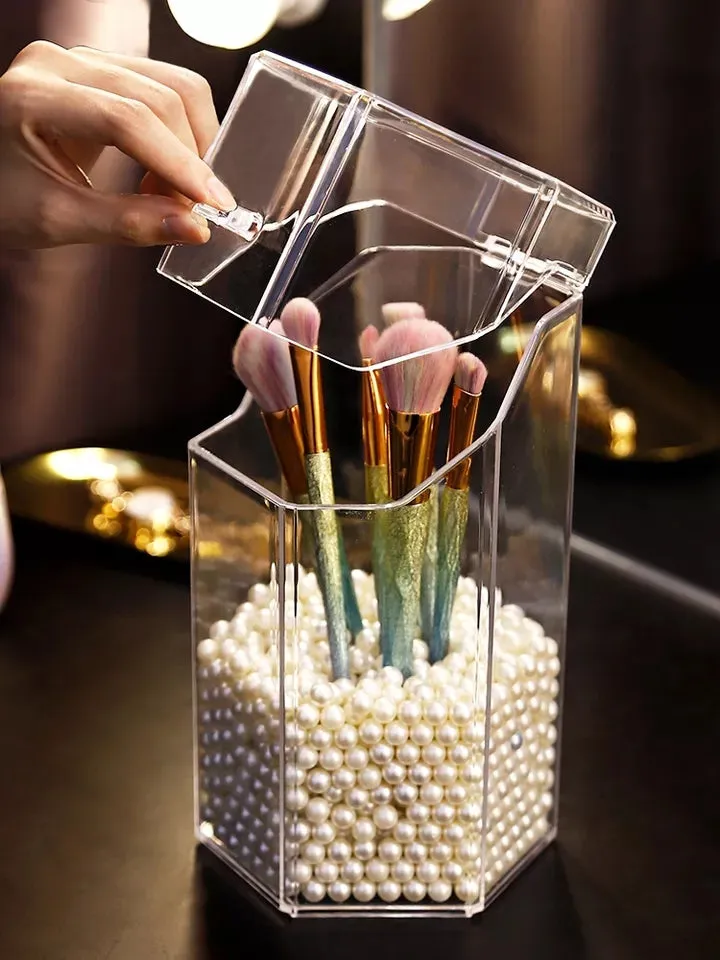 ACRYLIC PEARL MAKE-UP BRUSH HOLDER