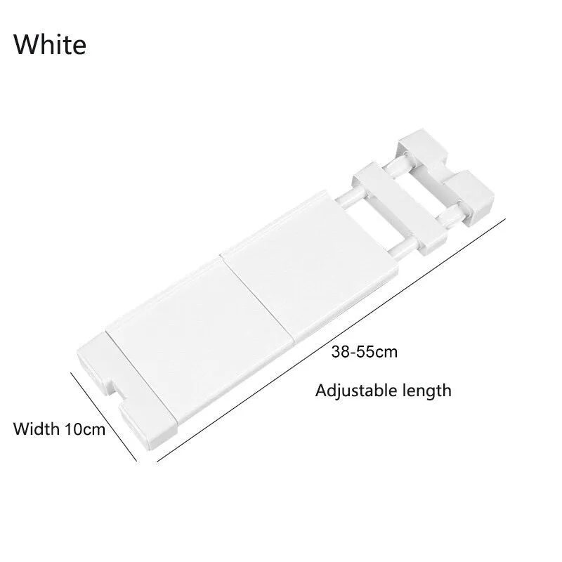 Adjustable Wall Mounted Cupboard Smart Expandable Shelf Organiser