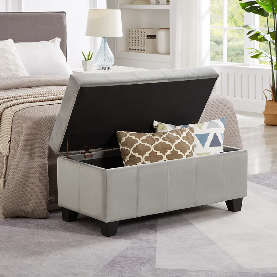 Averill Storage Bench - Fabric