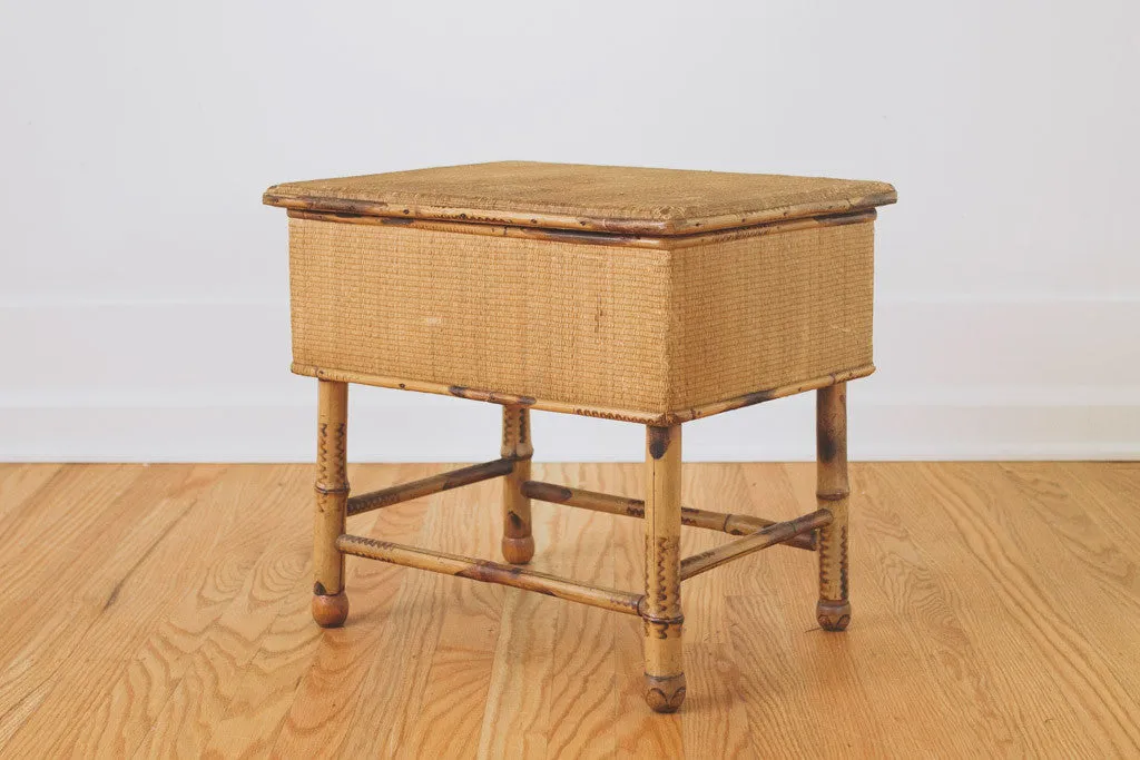 Bamboo Storage Stool