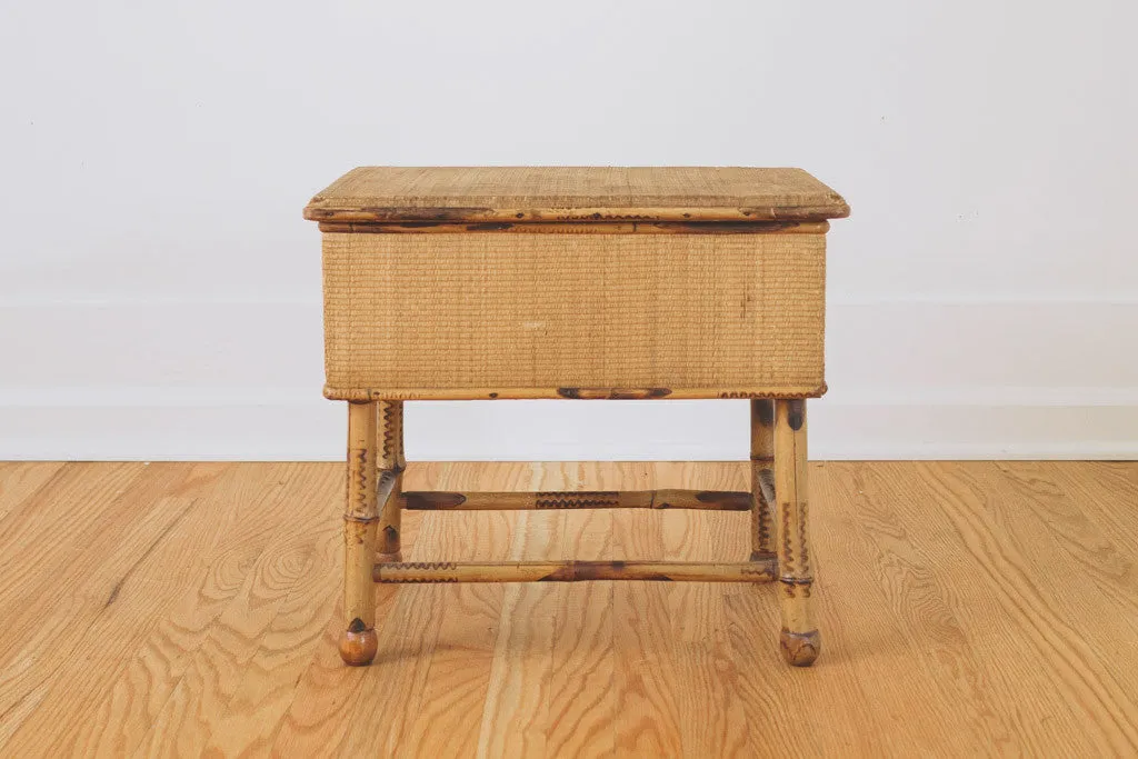 Bamboo Storage Stool