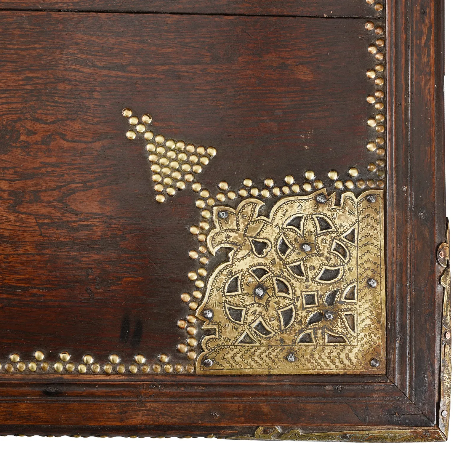 Brass Studded Zanzibar Chest From Surat  - Early 19th Century