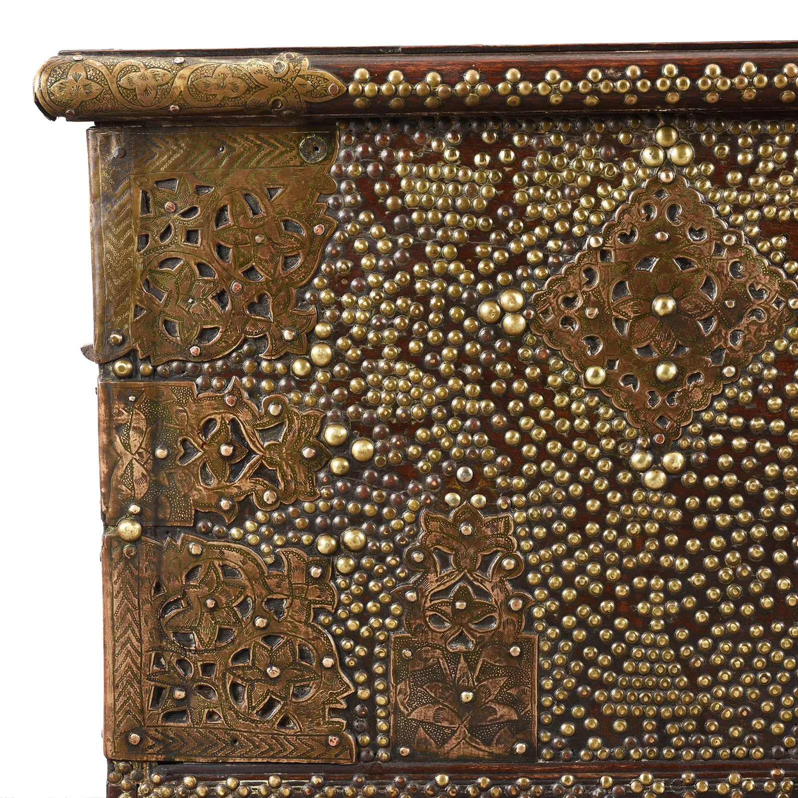 Brass Studded Zanzibar Chest From Surat  - Early 19th Century