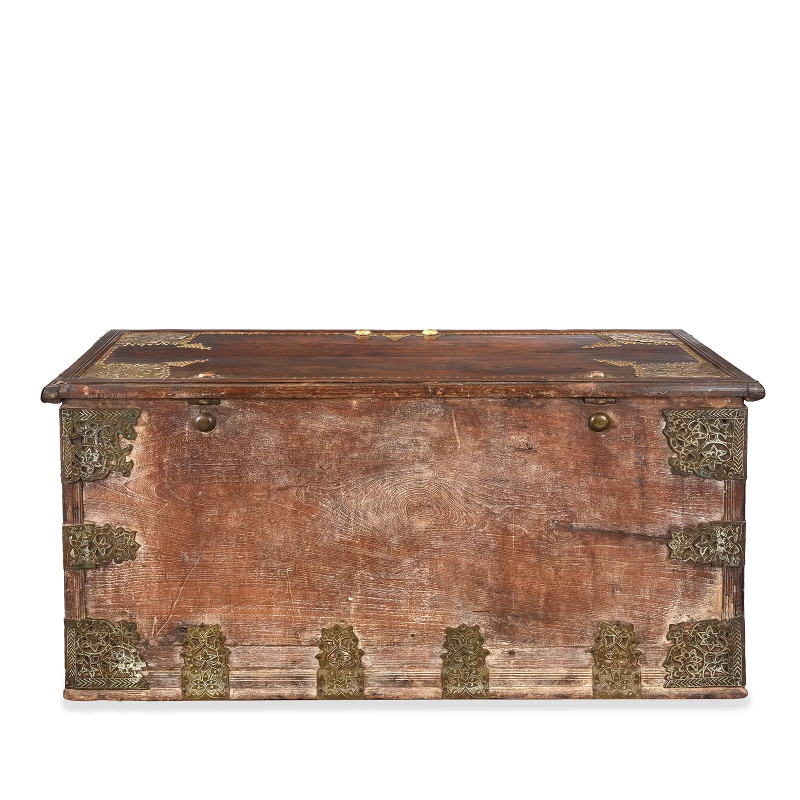 Brass Studded Zanzibar Chest From Surat  - Early 19th Century