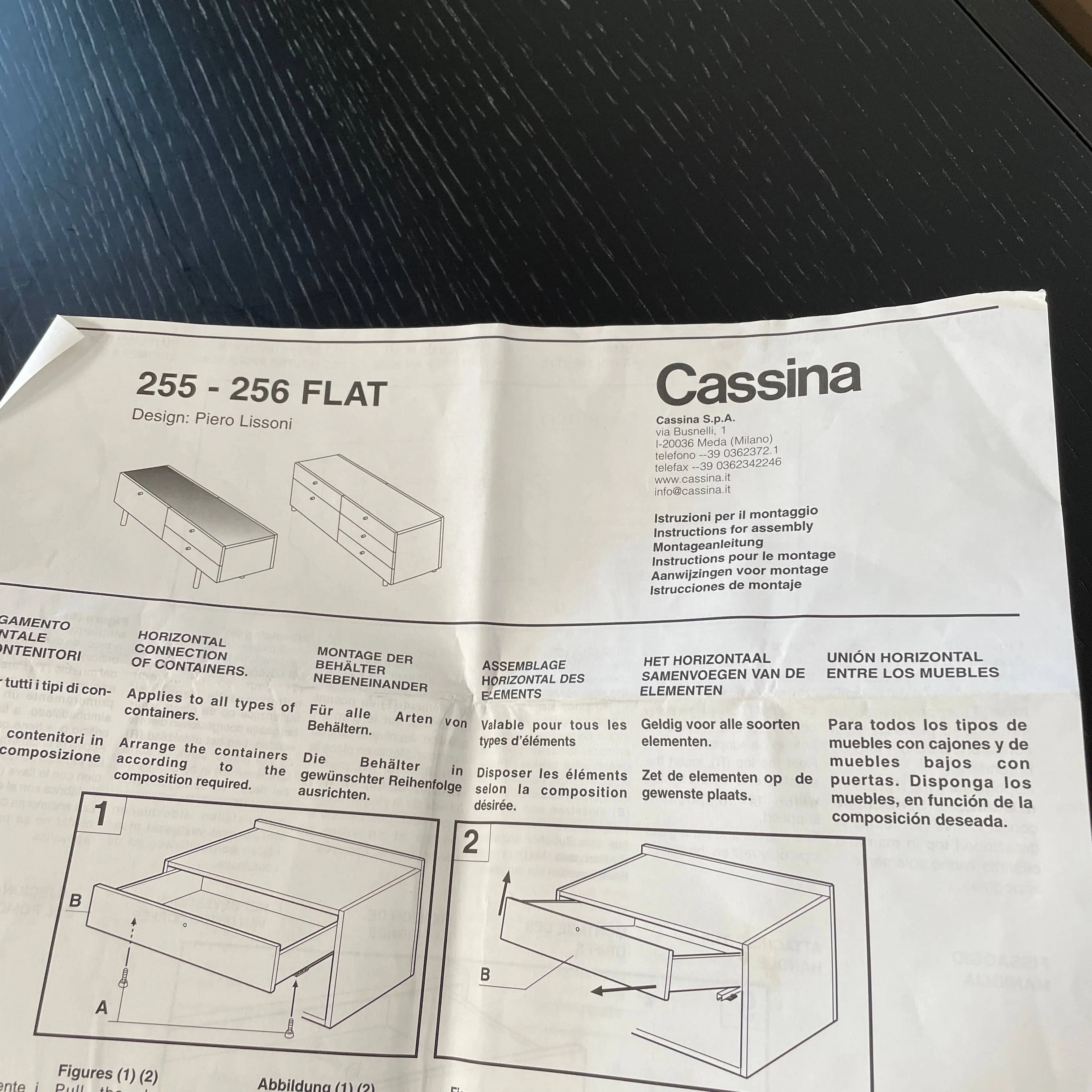 Cassina Flat 255-256 Storage System (ON HOLD)