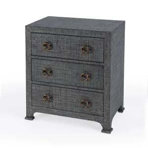 Chatham Raffia Chest in Charcoal  9130420