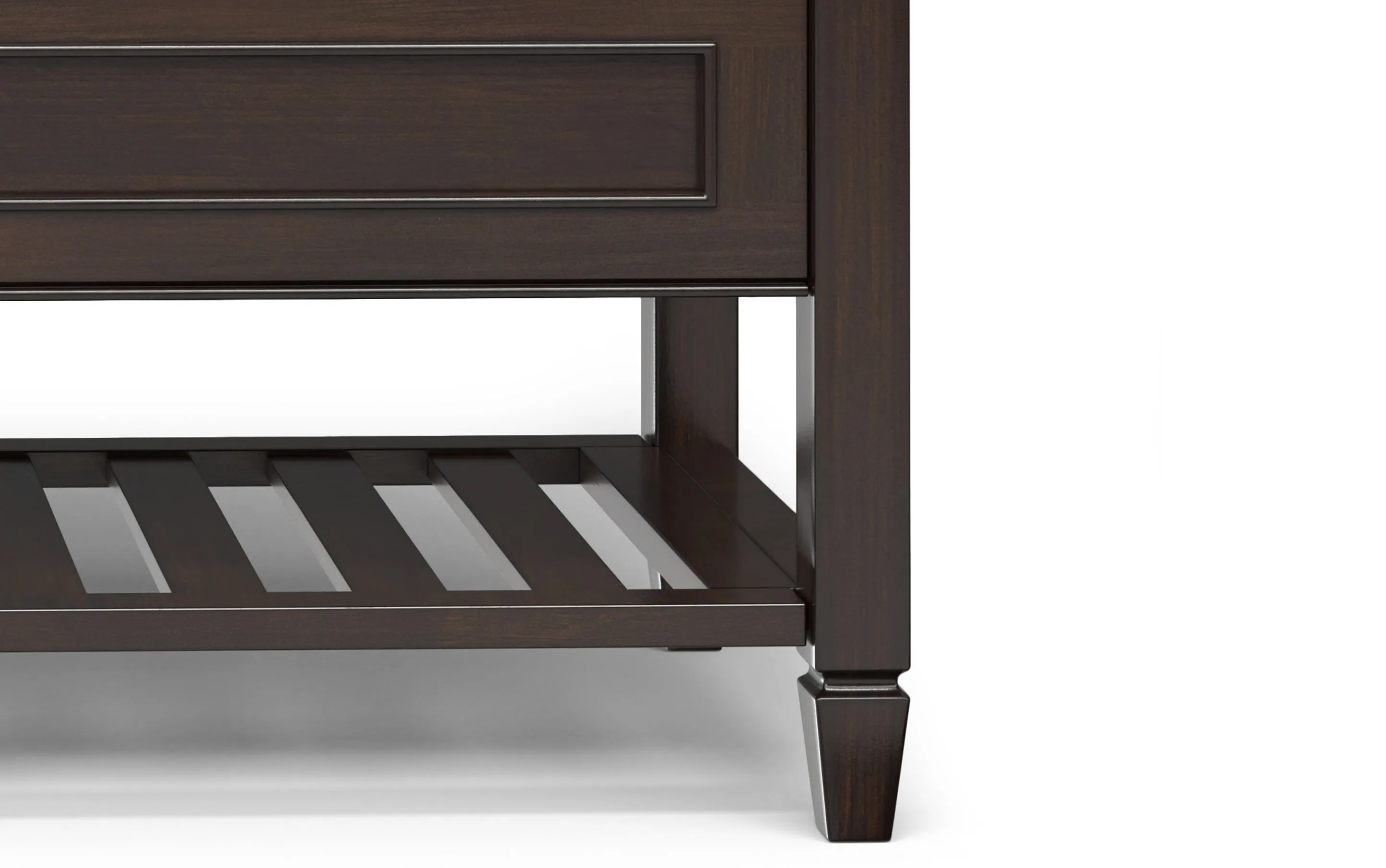 Connaught Entryway Storage Bench with Shelf