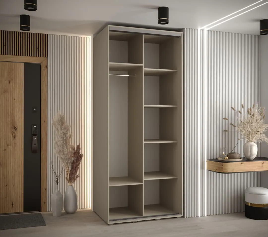 Dakota IV Sliding Door Wardrobe 120cm