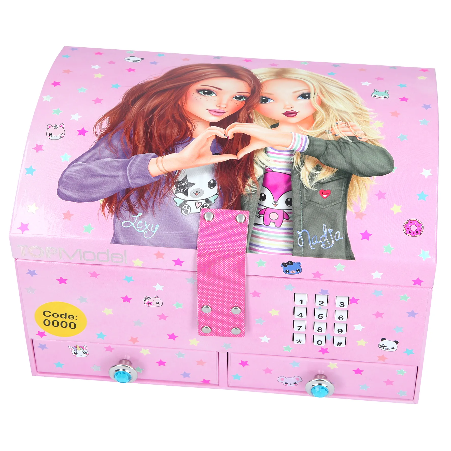 Depesche Topmodel Big Jewellery Box with Code and Sound Pink