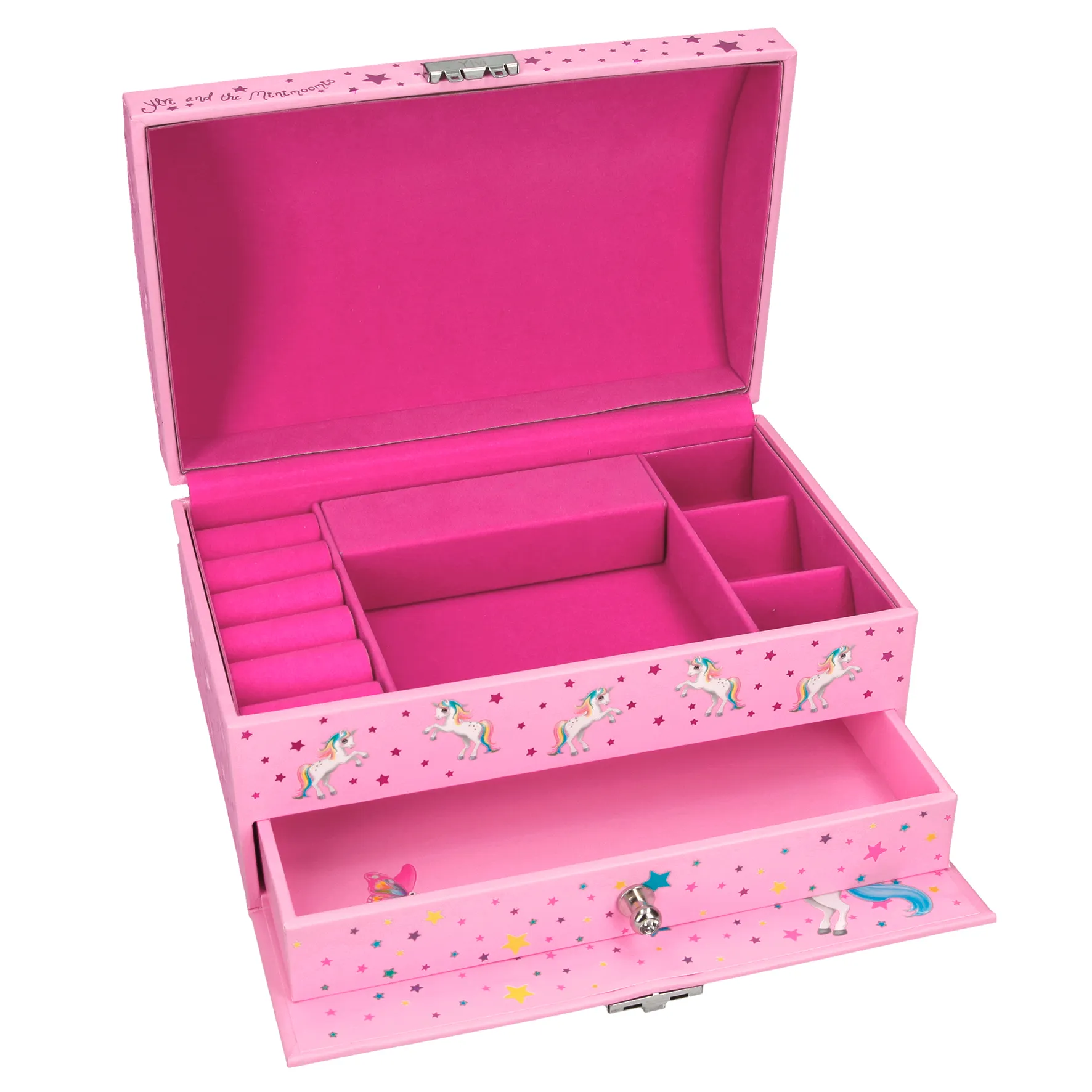 Depesche Ylvi & The Minimoomis Jewellery Box Pink