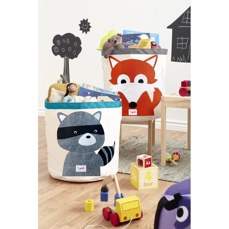 Desrah Fox Laundry and Toy Fabric Bin