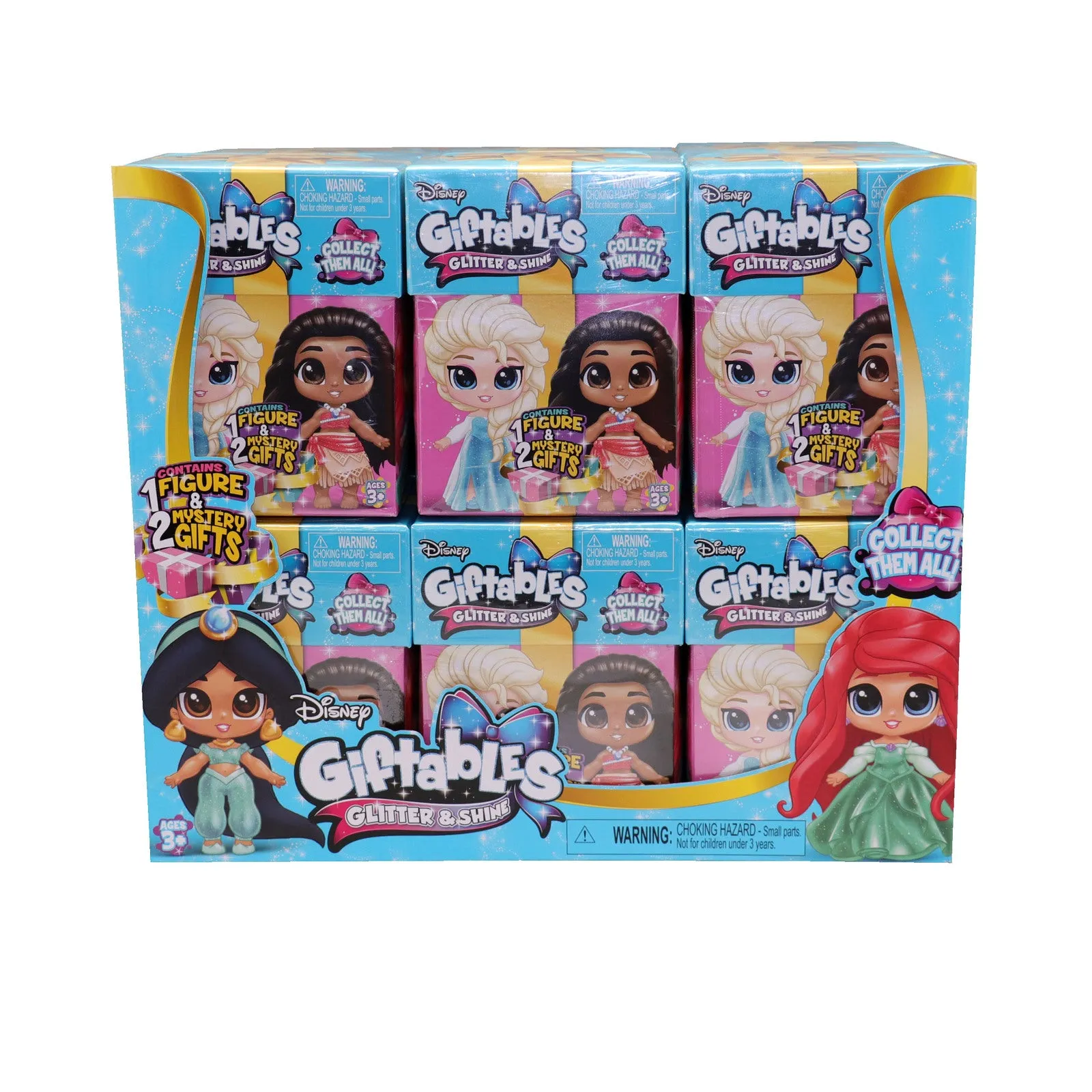 Disney Giftables Glitter & Shine Collectible Mystery Figure Present - Series 2 WAVE 1