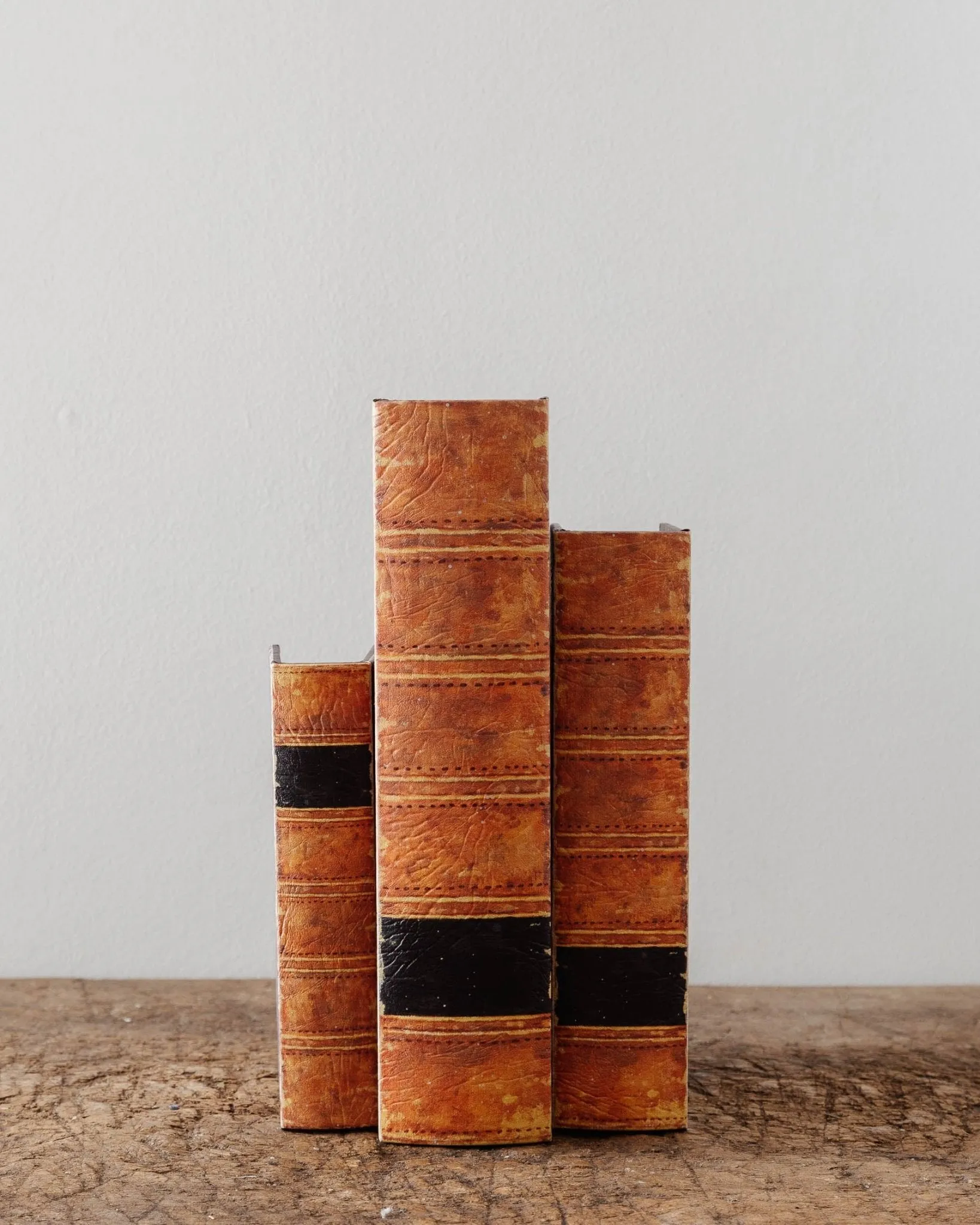 Distressed Book Boxes (Set of 3)