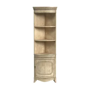 Dowling 1 Door Corner Cabinet in Beige  3621424