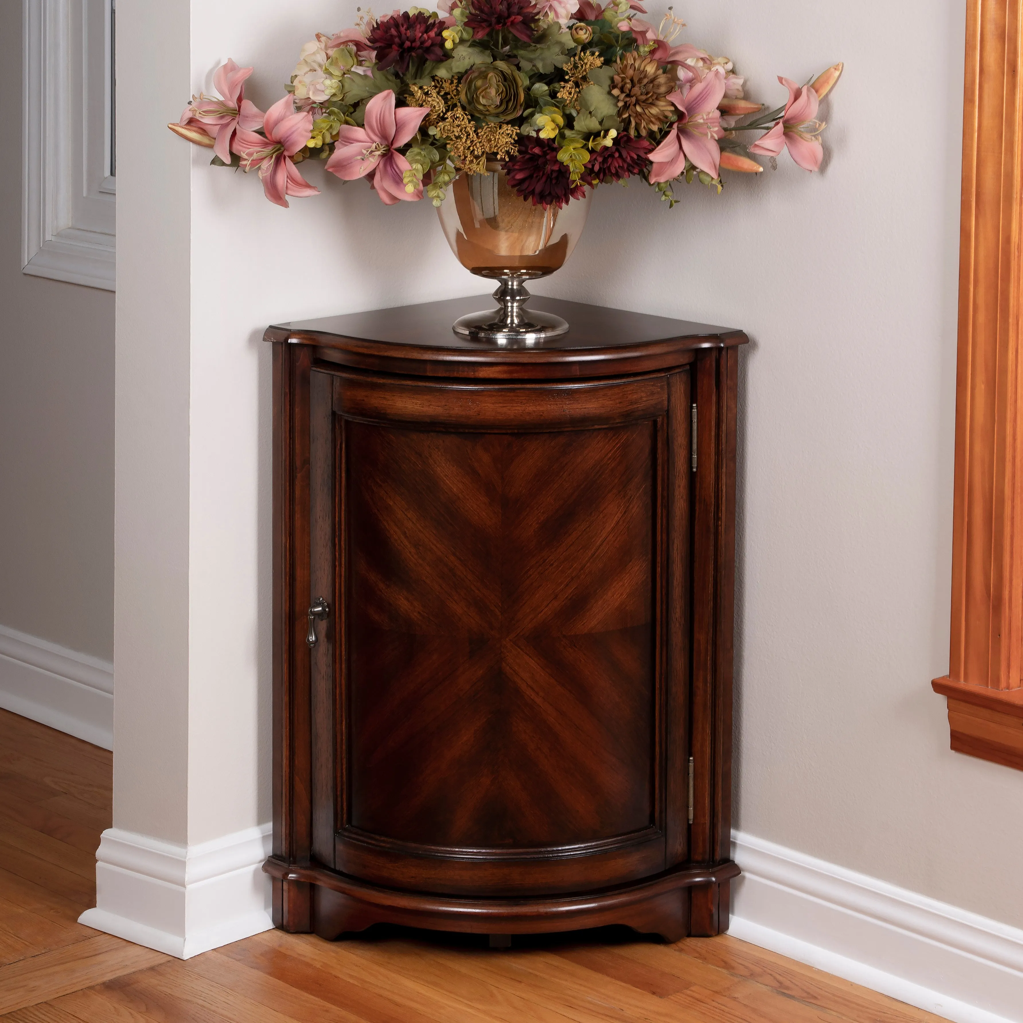 Durham Corner Cabinet in Dark Brown  2115024