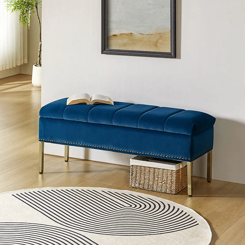 Egmund Upholstered Flip Top Storage Bench