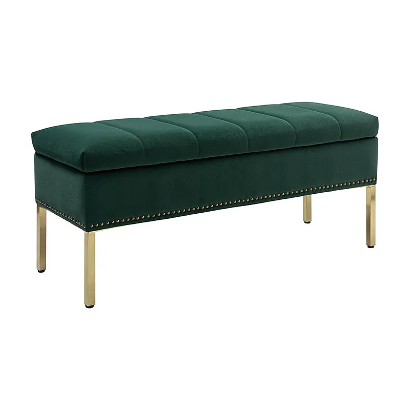 Egmund Upholstered Flip Top Storage Bench