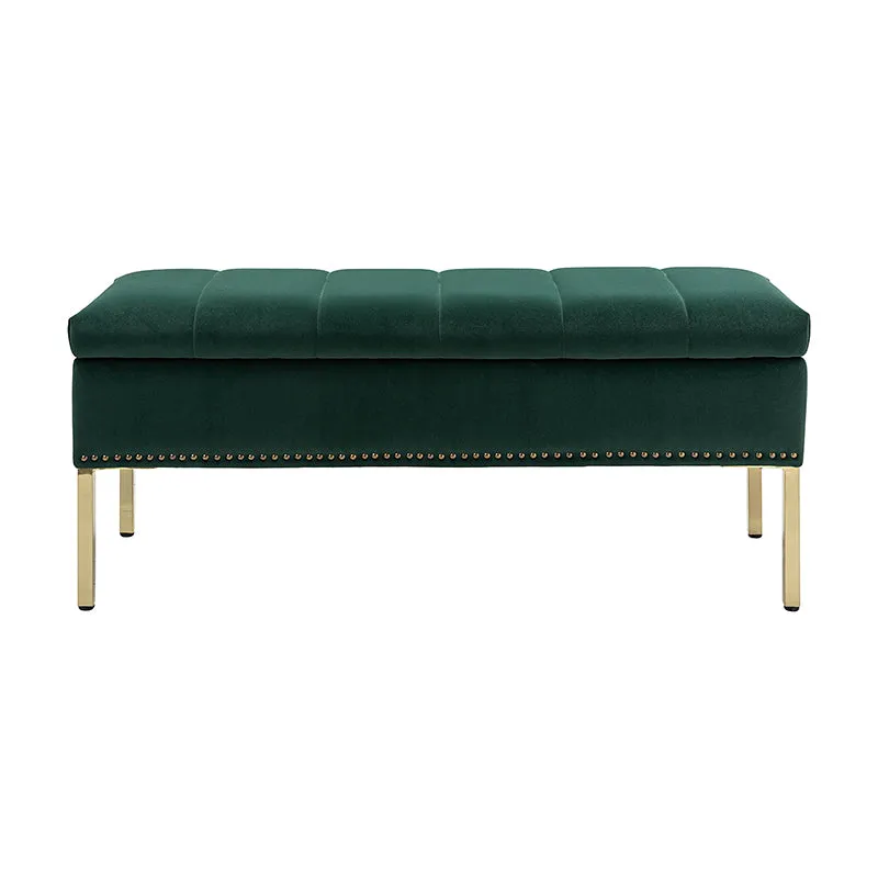 Egmund Upholstered Flip Top Storage Bench