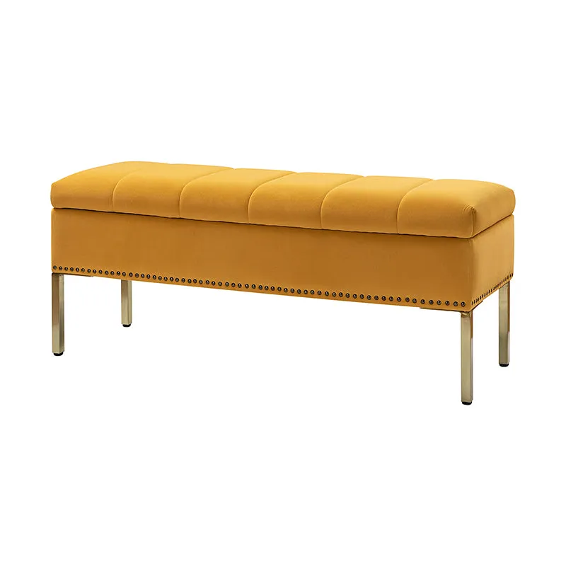 Egmund Upholstered Flip Top Storage Bench