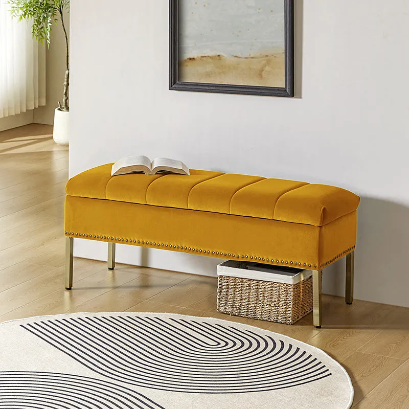 Egmund Upholstered Flip Top Storage Bench