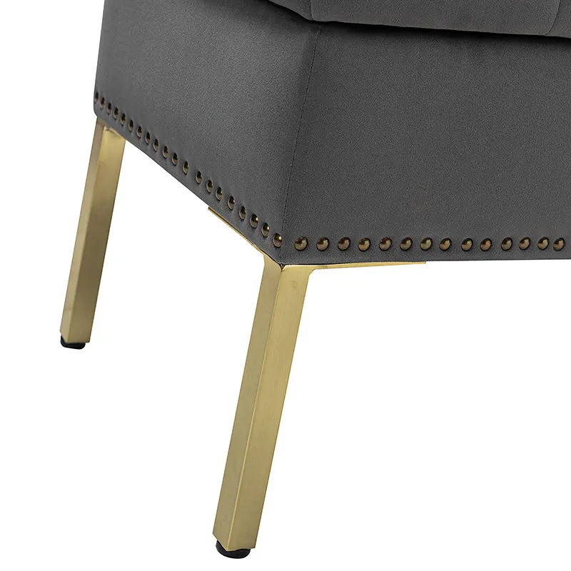 Egmund Upholstered Flip Top Storage Bench