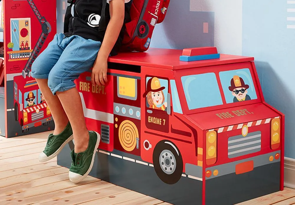 Fantasy Fields Fire Engine Toy Storage