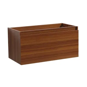 Fresca FCB8008TK Mezzo 36" Teak Wall Hung Modern Bathroom Cabinet