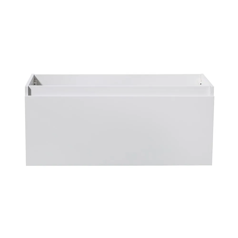 Fresca FCB8011WH Mezzo 48" White Wall Hung Modern Bathroom Cabinet