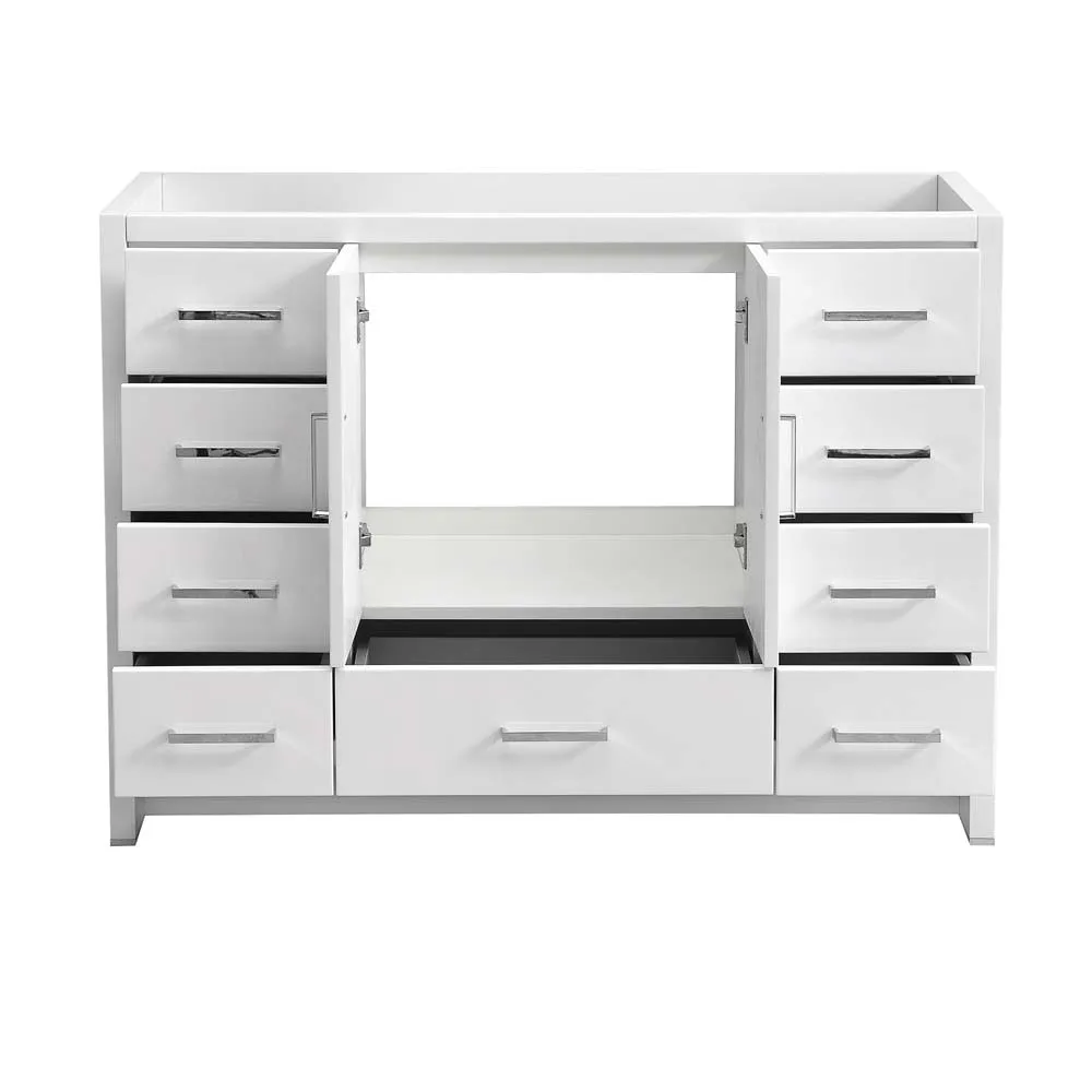 Fresca FCB9448WH Imperia 48" Glossy White Free Standing Modern Bathroom Cabinet