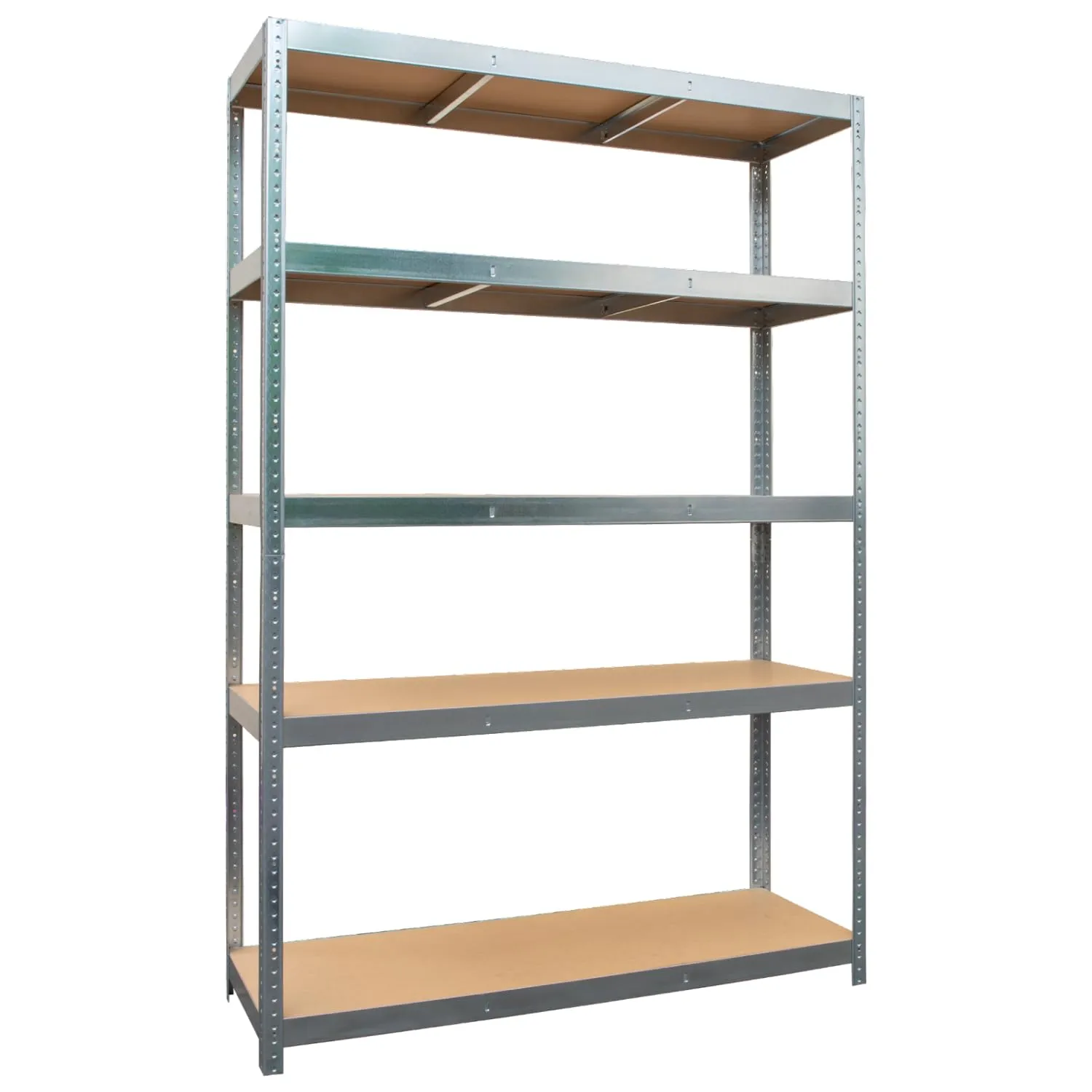 Garage Shelving Units: 180 X 120 X 45-1 Bay - Galvanised Steel - 5