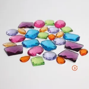 Grimm's Giant Glitter Stones - 28 pieces