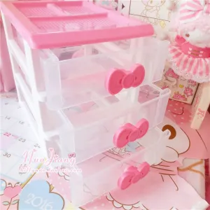 Kawaii Cosmetics And Jewelry Storage Box