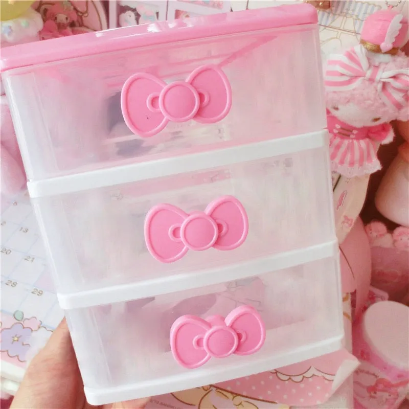 Kawaii Cosmetics And Jewelry Storage Box