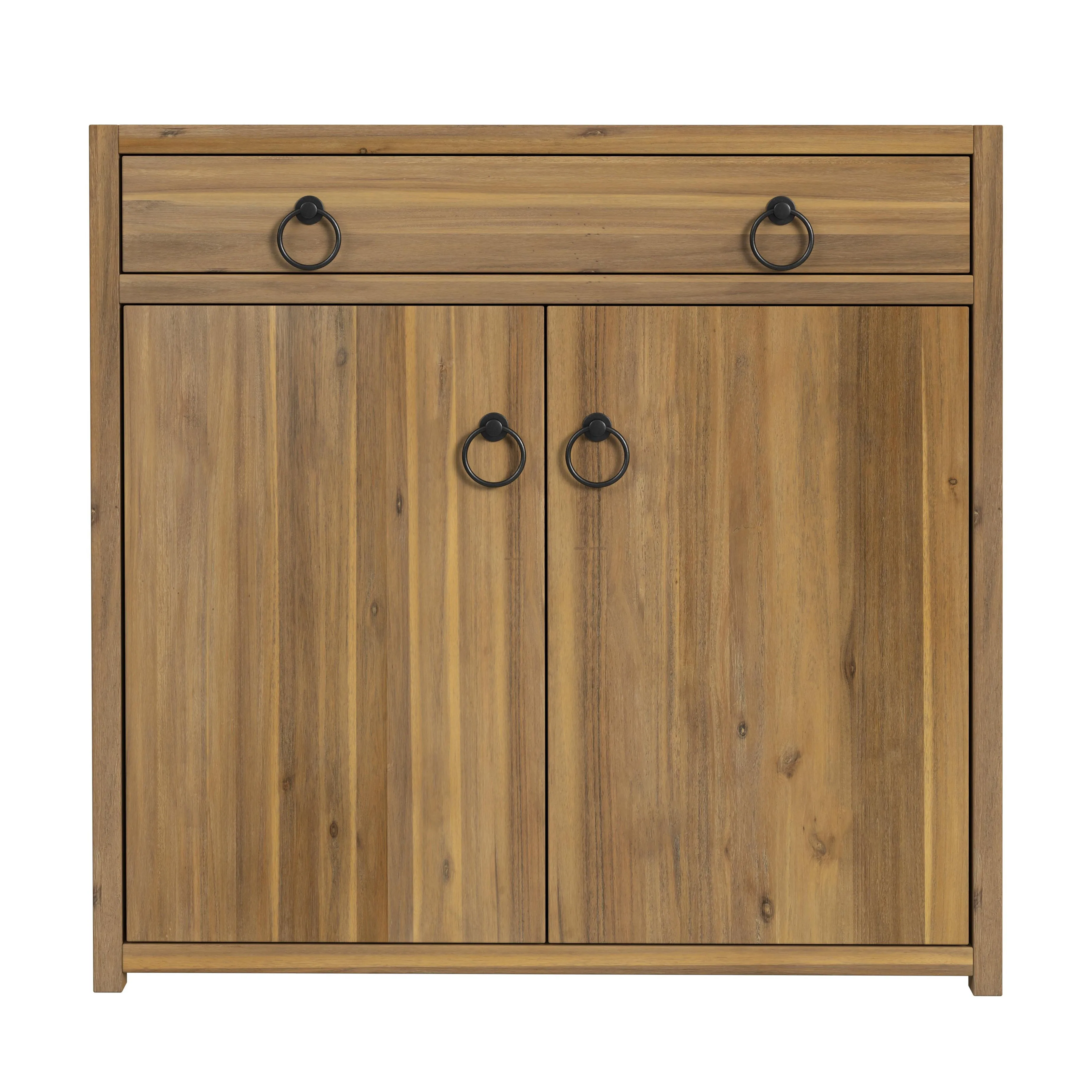 Lark 2 Door Cabinet with Storage in Light Brown  5673312