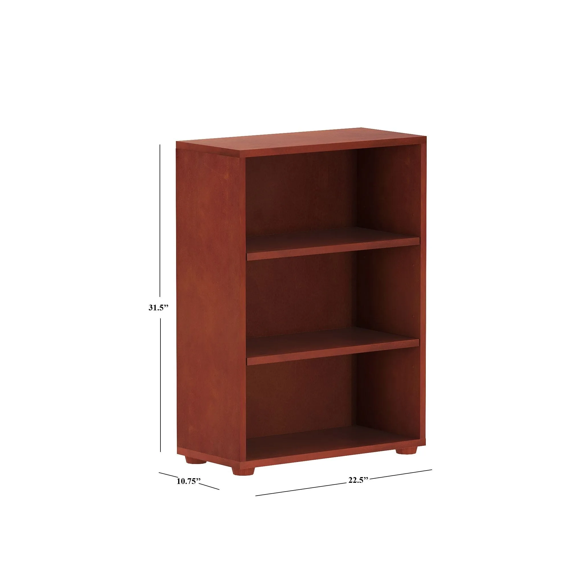 Low 3 Shelf Bookcase