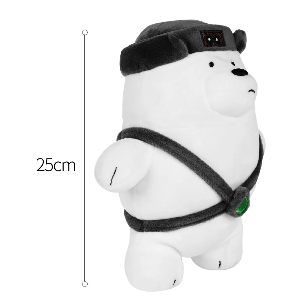 MINISO x We Bare Bears - 10 inches Standing Plushie with Hat