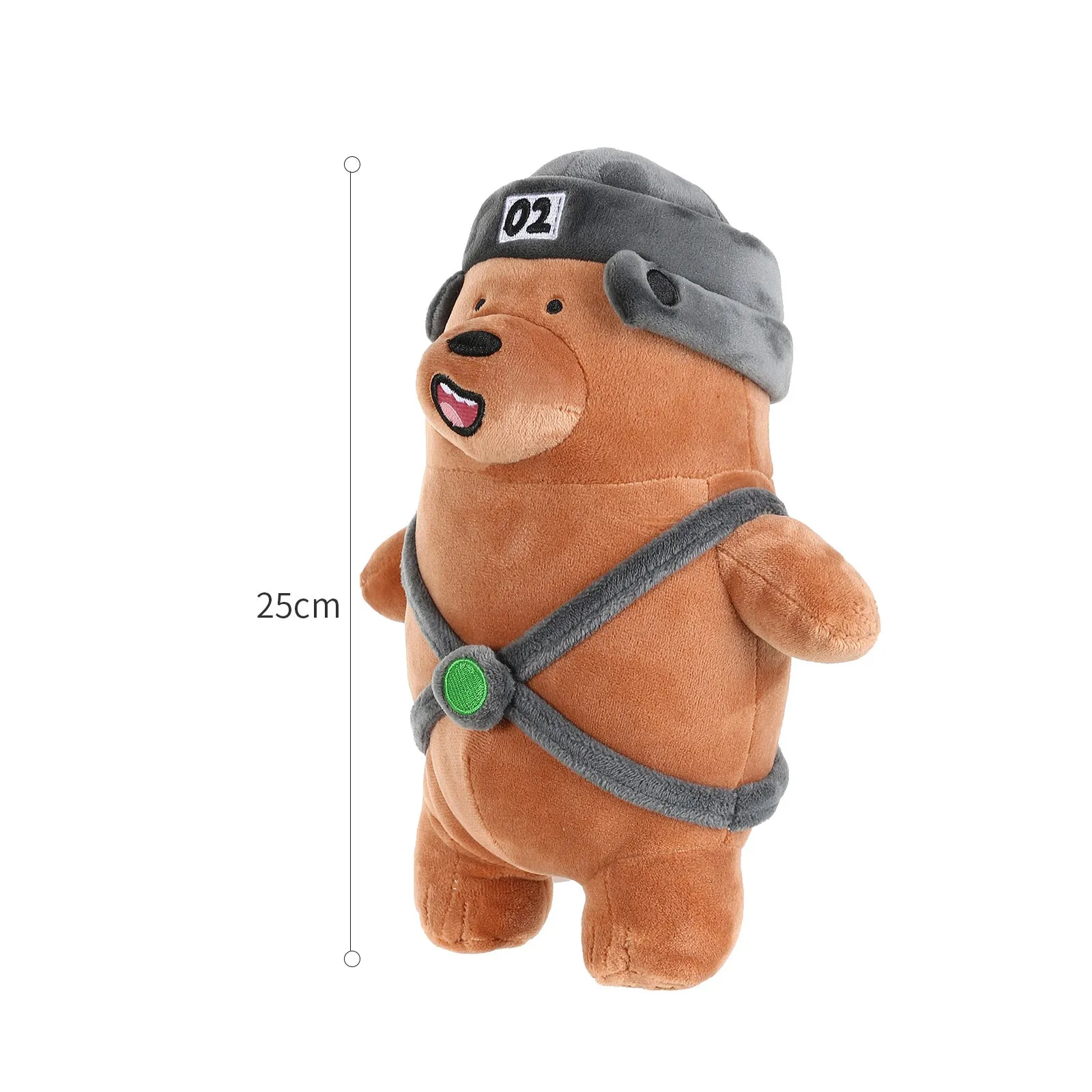 MINISO x We Bare Bears - 10 inches Standing Plushie with Hat