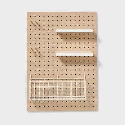 Modular Organization System Pegboard Brown - Pillowfort