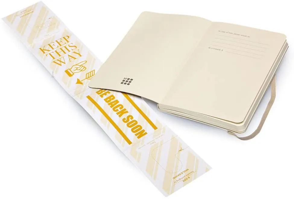 Moleskine Plain Soft Cover Notebook Pocket Size Khaki