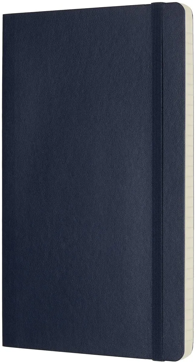 Moleskine Ruled Soft Cover Notebook Large Size Blue